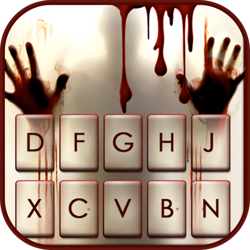 Horror Bloody Hands Keyboard Theme