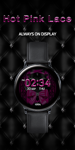 Hot Pink Lace_Watchface Screen 3