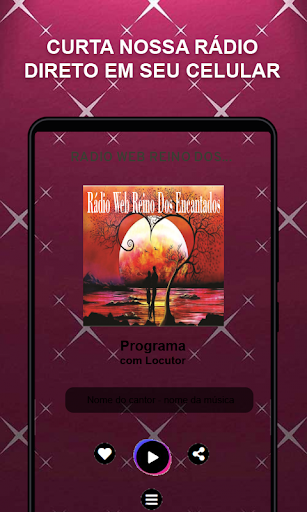 Android application Radio Reino Dos Encantados screenshort