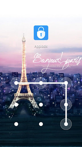 Android application AppLock Theme Paris screenshort