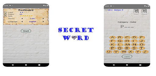 The secret word Screen 2