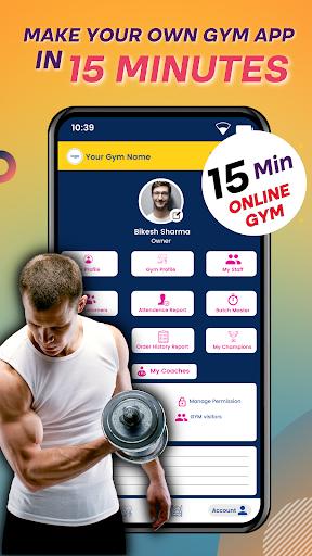 Android application Gym Management - Gym Software screenshort