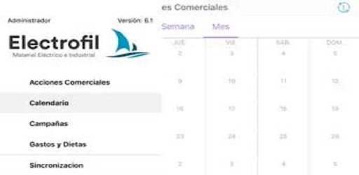 Electrofil Oeste CRM Screen 2