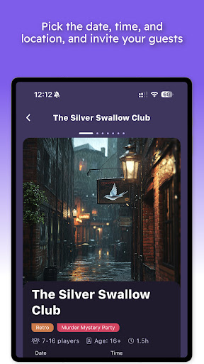 Screenshot of StoryPop: Host Game Nights