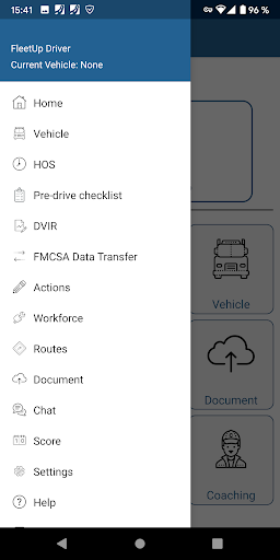 FleetUp Mobile Screen 2
