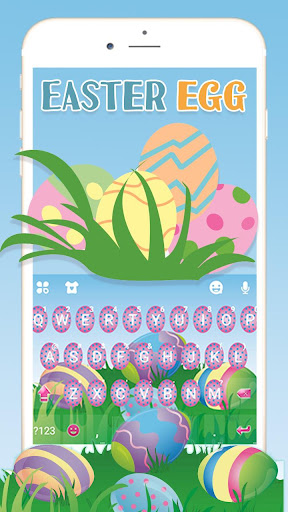 Android application Easter Eggs Keyboard Theme screenshort