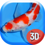 Milky Red Koi Fish Live Wallp icon