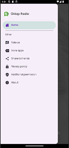 Oktap Radio Screen 2