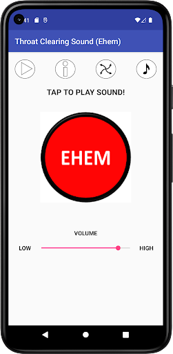 Android application Throat Clearing Sound (Ehem) screenshort