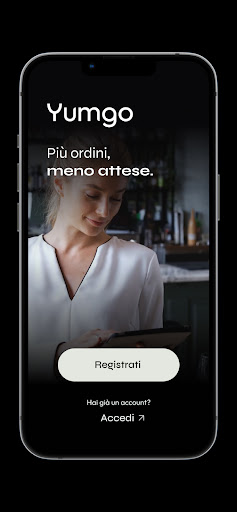 Android application Yumgo: Menu e ordini digitali screenshort
