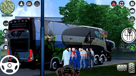 Game Bus Pelatih Amerika 3D