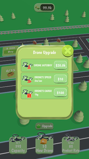 Idle Drones Delivery Screen 2