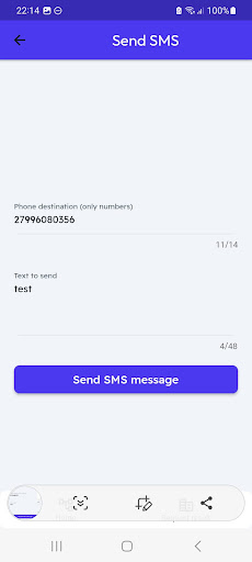 OpenSMS Screen 2
