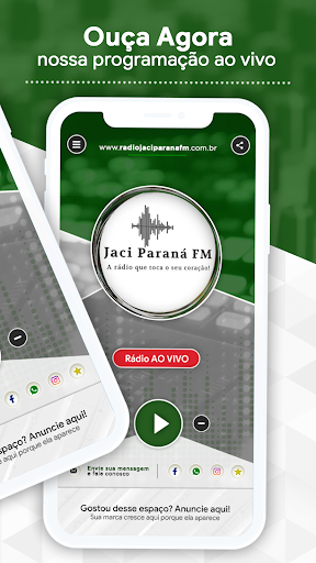 Rádio Jaci Paraná FM Screen 2