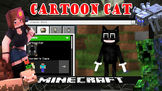 漫画の猫MinecraftゲームMod