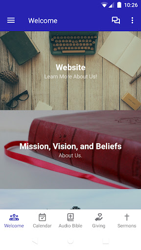 Android application Christian Fellowship NC screenshort