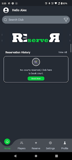 ReserveR Screen 2