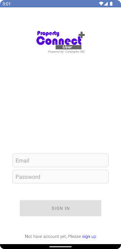 Property Connect User Screen 2