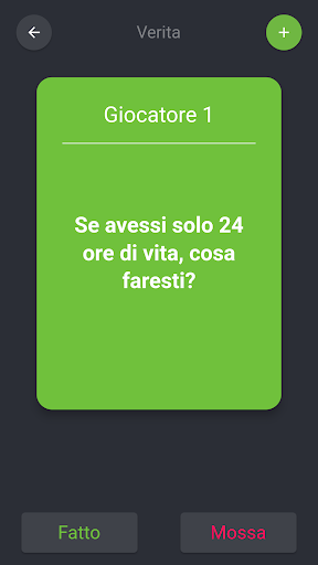 Android application obbligo o verita screenshort