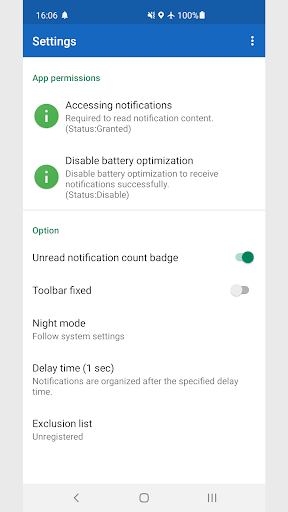 Notification Organizer Screen 3