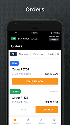 Cab Africa Vendor Screen 3