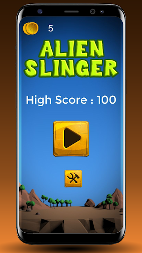 Android application Alien Slinger screenshort
