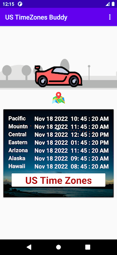 Android application US Timezones Handy Clock Pro screenshort