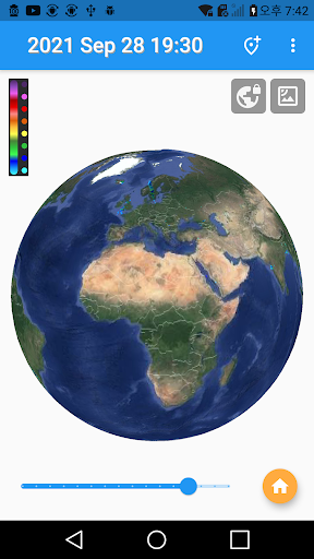 3D Earth Rain Radar Screen 2
