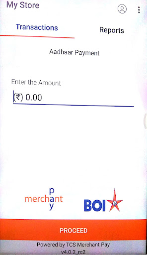 BOI BHIM AADHAR Screen 3
