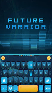 Future Warrior Kika Keyboard 7.3.0_0428 APK screenshots 1