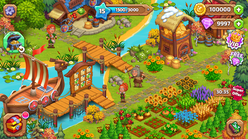 Vikings and Dragon Island Farm - Simulation - games
