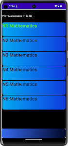 TVET Mathematics N1 - N6