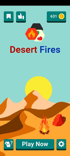 Android application Desert Fires: Logic Puzzle screenshort