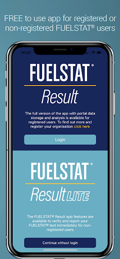 Android application FUELSTAT Result screenshort