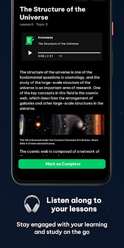 Knowness - Learn Subjects Screen 2