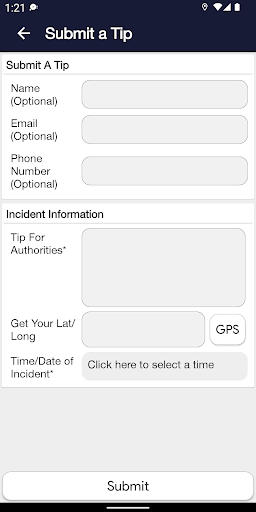 Alachua Police Department Screen 2
