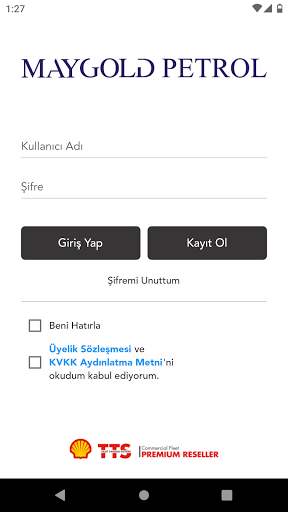 Android application Maygold Petrol screenshort