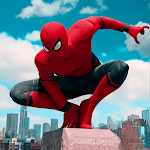 Cover Image of डाउनलोड स्पाइडर रोप सुपरहीरो वाइस सिटी गैंगस्टर फाइटिंग 1.1.0 APK