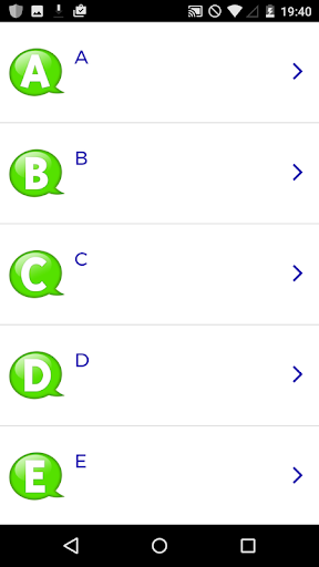 Android application Economic Dictionary screenshort