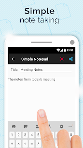 Simple Notepad with Caller ID For PC installation
