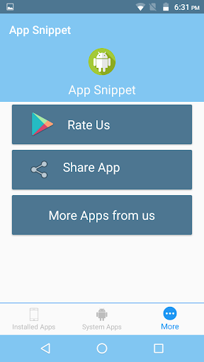 App Snippet(APK Extractor) Screenshot 3 - AppWisp.com