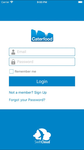 Android application Caterfood screenshort