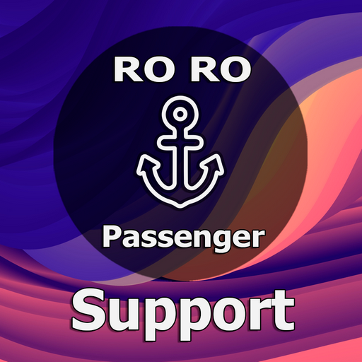 RORO passenger. Support CES logo