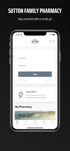 Android application Sutton Family Pharmacy screenshort