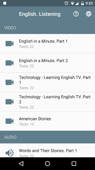Learn English. Listening 3.11 APK + Mod (Unlimited money) untuk android