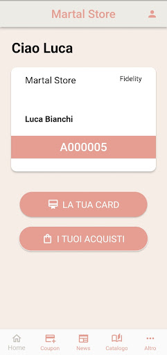 Android application Martal Store screenshort