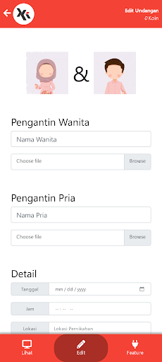 Keinvite: Undangan Digital Screen 3