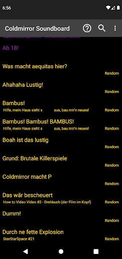 Coldmirror Soundboard Screen 3
