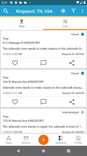 Screenshot of ConnectKingsport