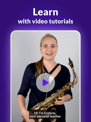 Screenshot of Saxophone Lessons - tonestro